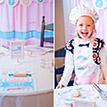 Little Chef Baking Birthday Party Printable Customized Iron Ons